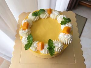 🌿🥭🍰芒果酸奶蛋糕（慕斯）的做法 步骤12