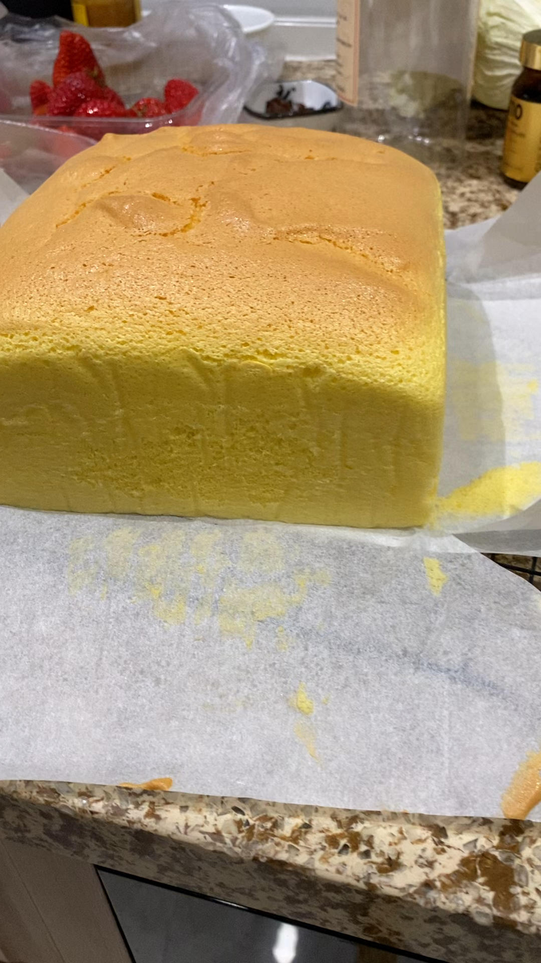 超细腻绵软❗️古早蛋糕