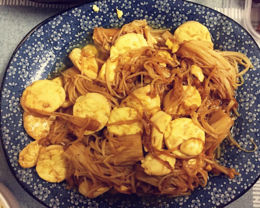 超级下饭菜--金针菇日本豆腐