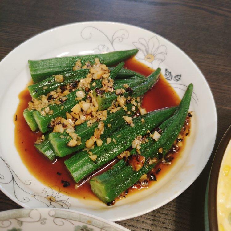 蒜蓉秋葵