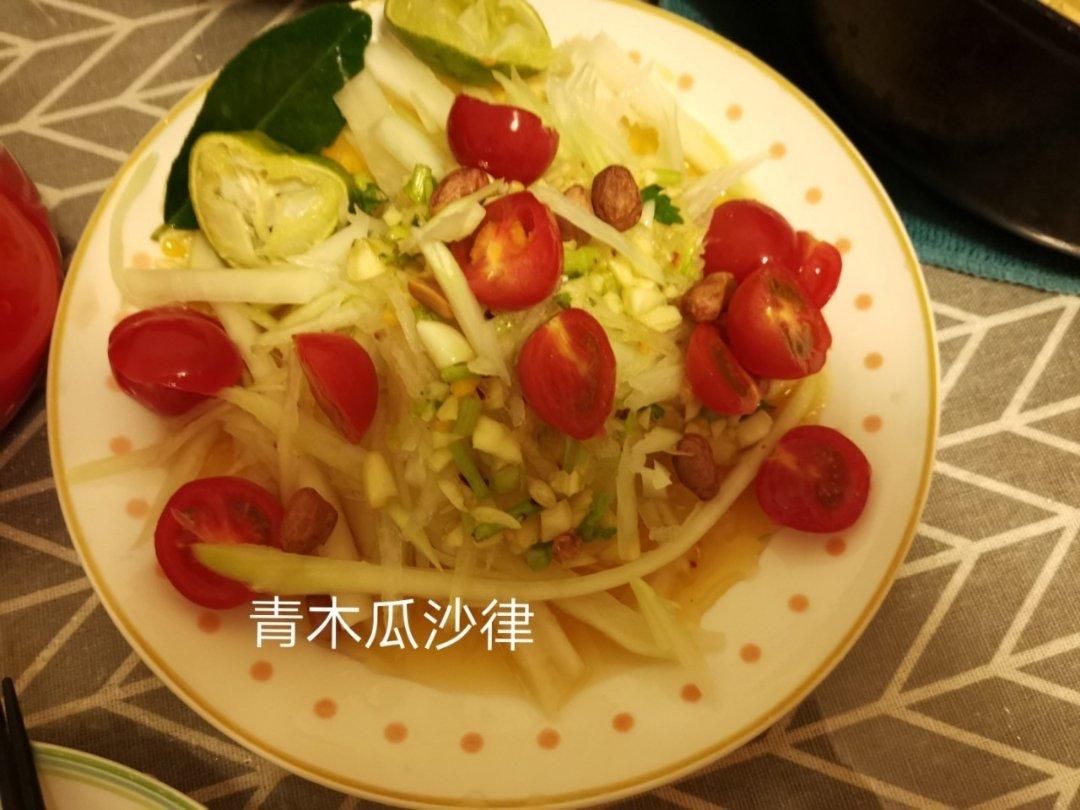 泰式青木瓜沙拉Somtam 在家就可以做的超地道美味