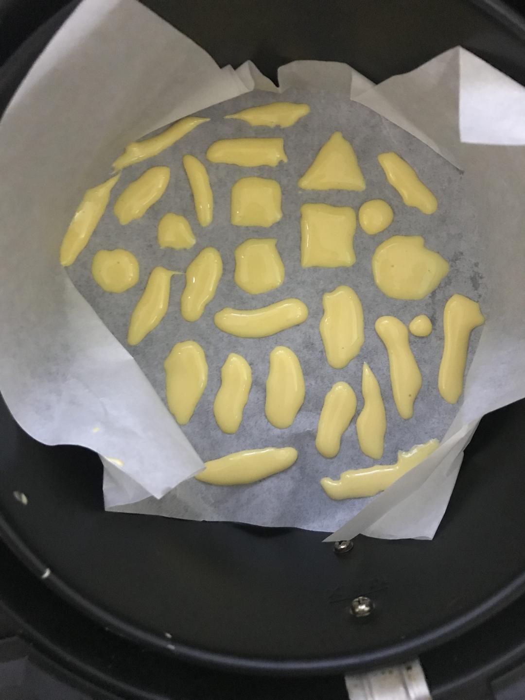 空气炸锅蛋黄溶豆的做法