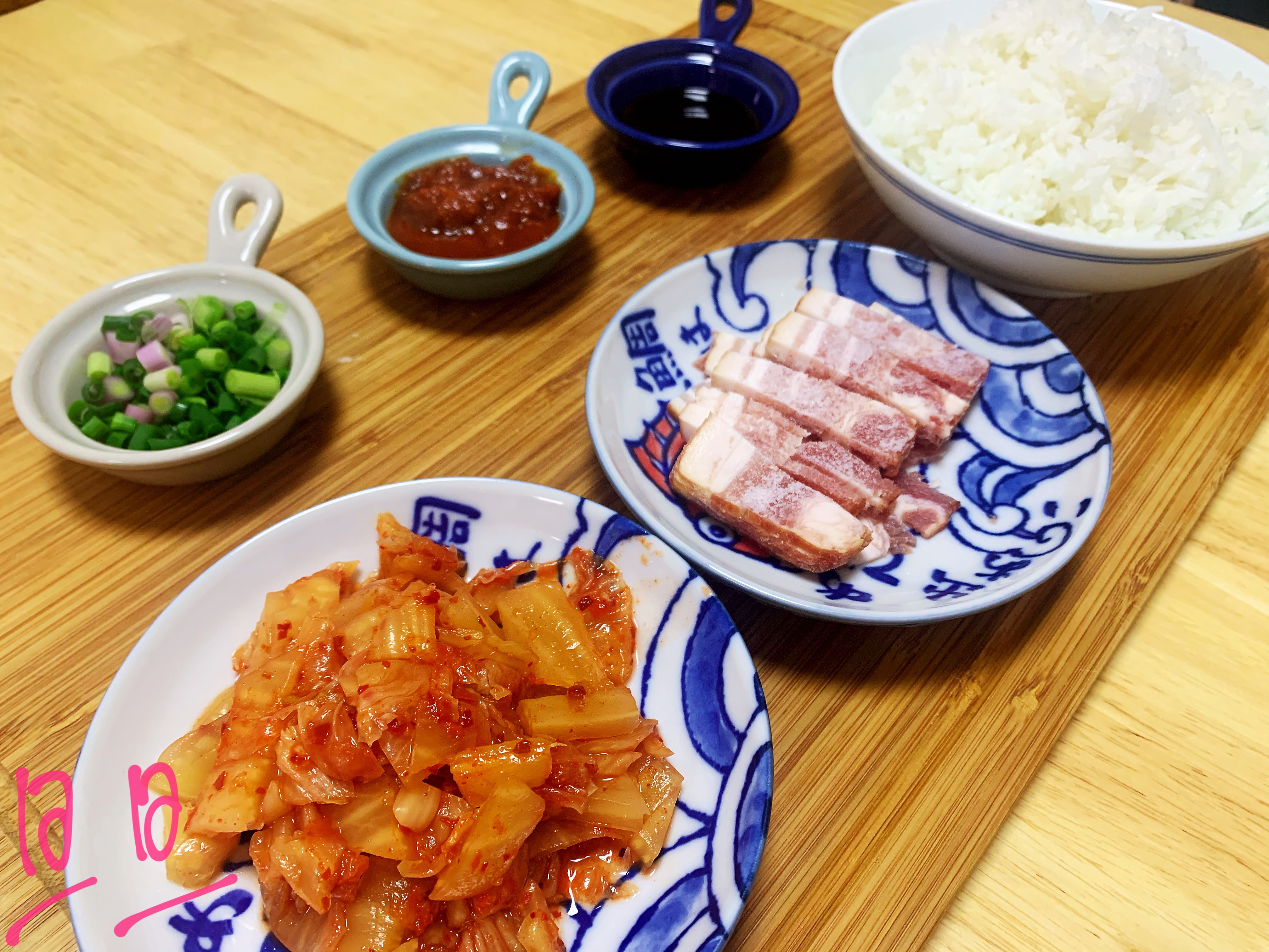 韩国泡菜炒饭的做法 步骤1