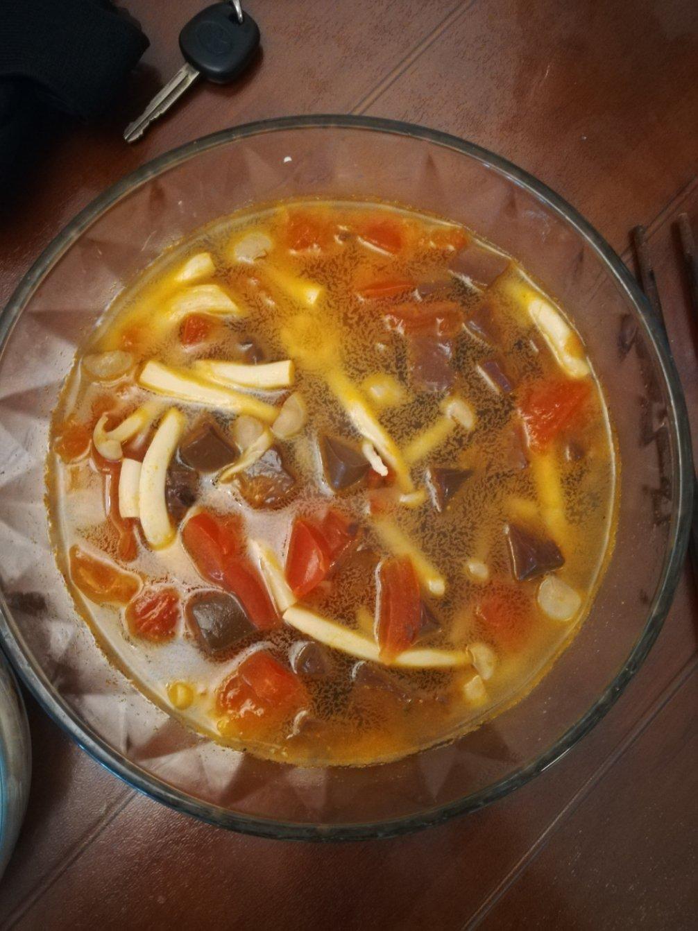 香菇虾仁豆腐汤