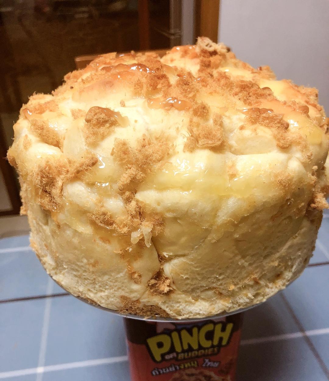 肉松手撕面包—超软会爆浆的面包哟