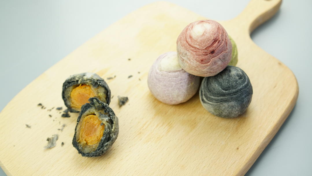 螺旋酥.蛋黄酥.-个人的技巧