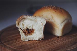 软妹肉松面包（附带：利用正在用的烤箱的余热快速二发小妙招）的做法 步骤6
