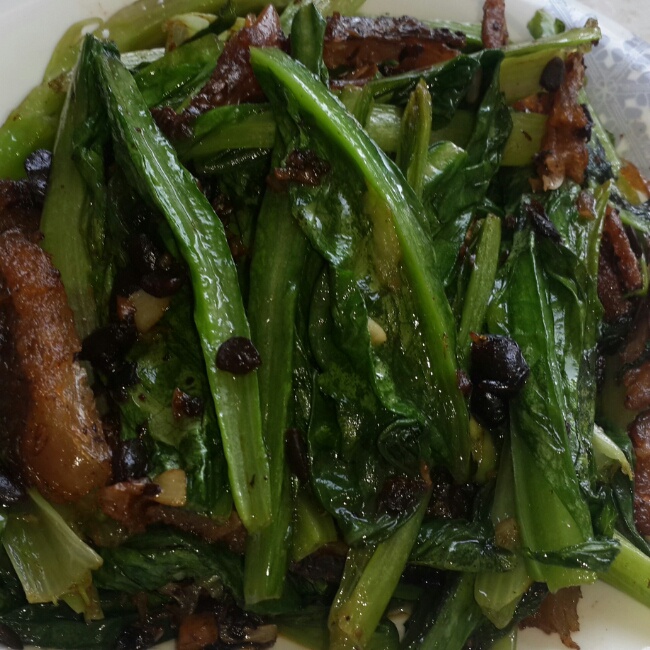 豆豉鲮鱼油麦菜