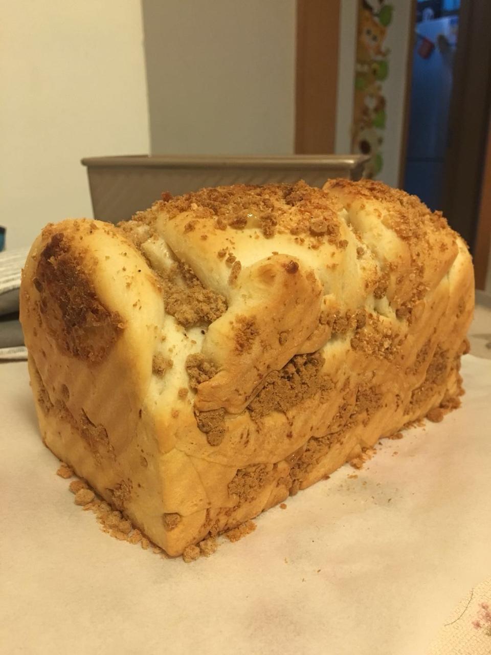 肉松手撕面包—超软会爆浆的面包哟