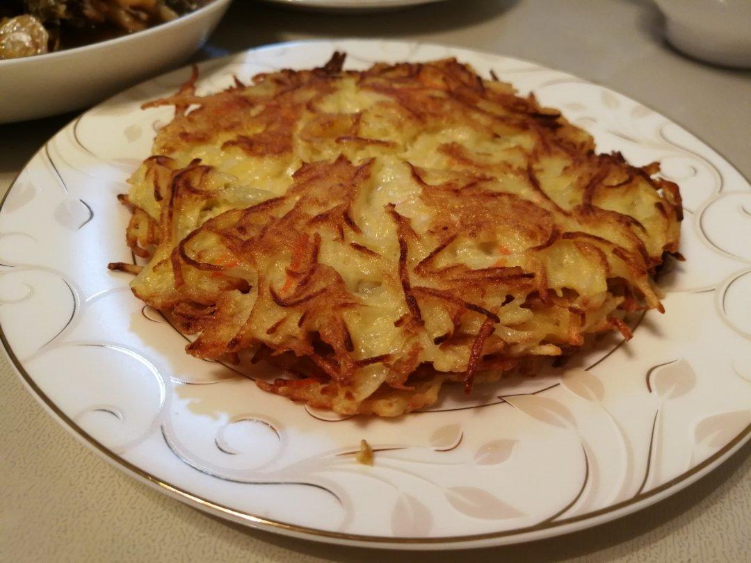 土豆丝鸡蛋饼