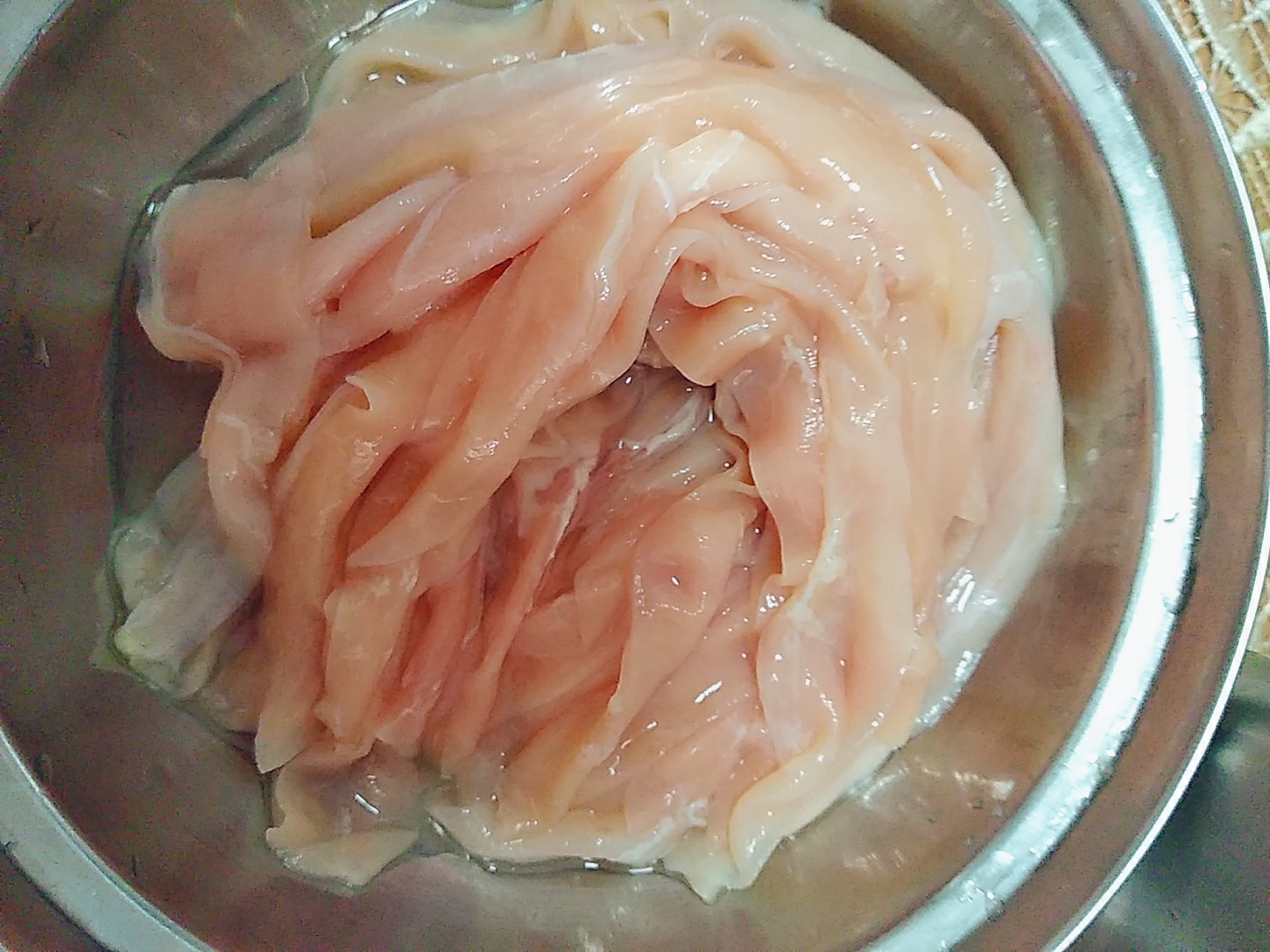 鸭肠除了涮锅的脆感，还有劲道的另一面的做法 步骤4