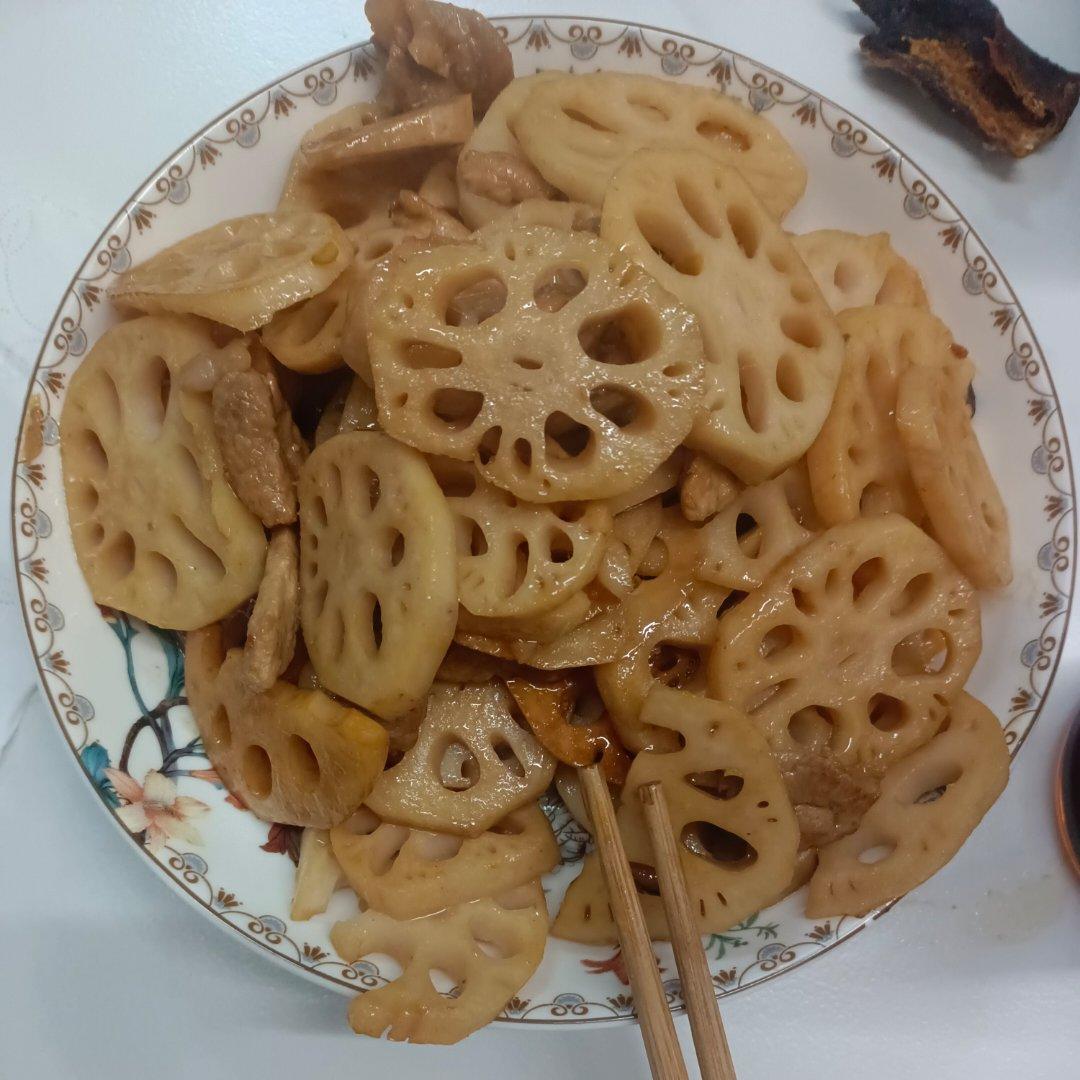 藕片炒肉