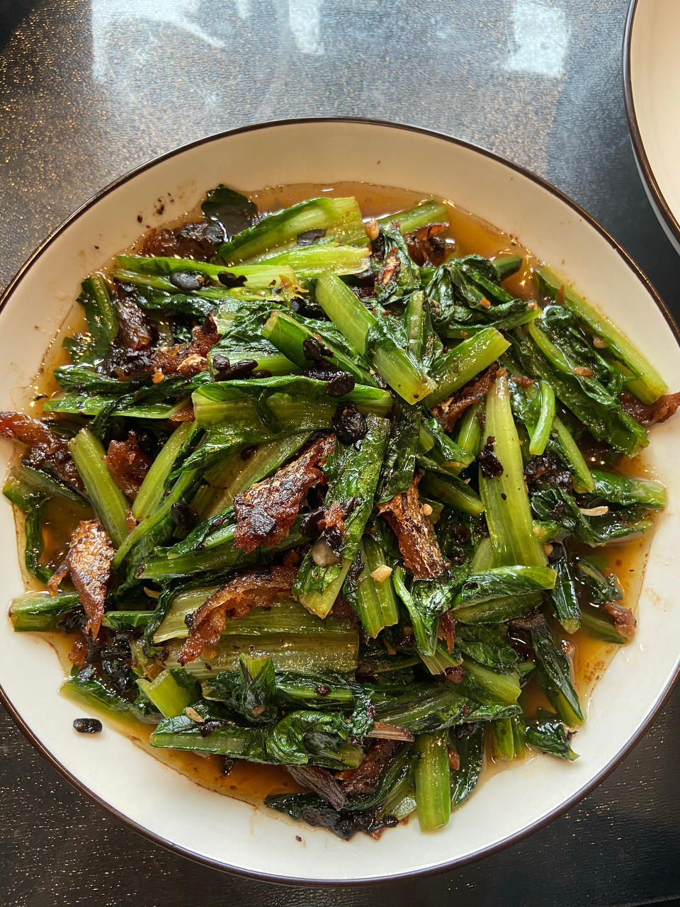 豆豉鲮鱼油麦菜