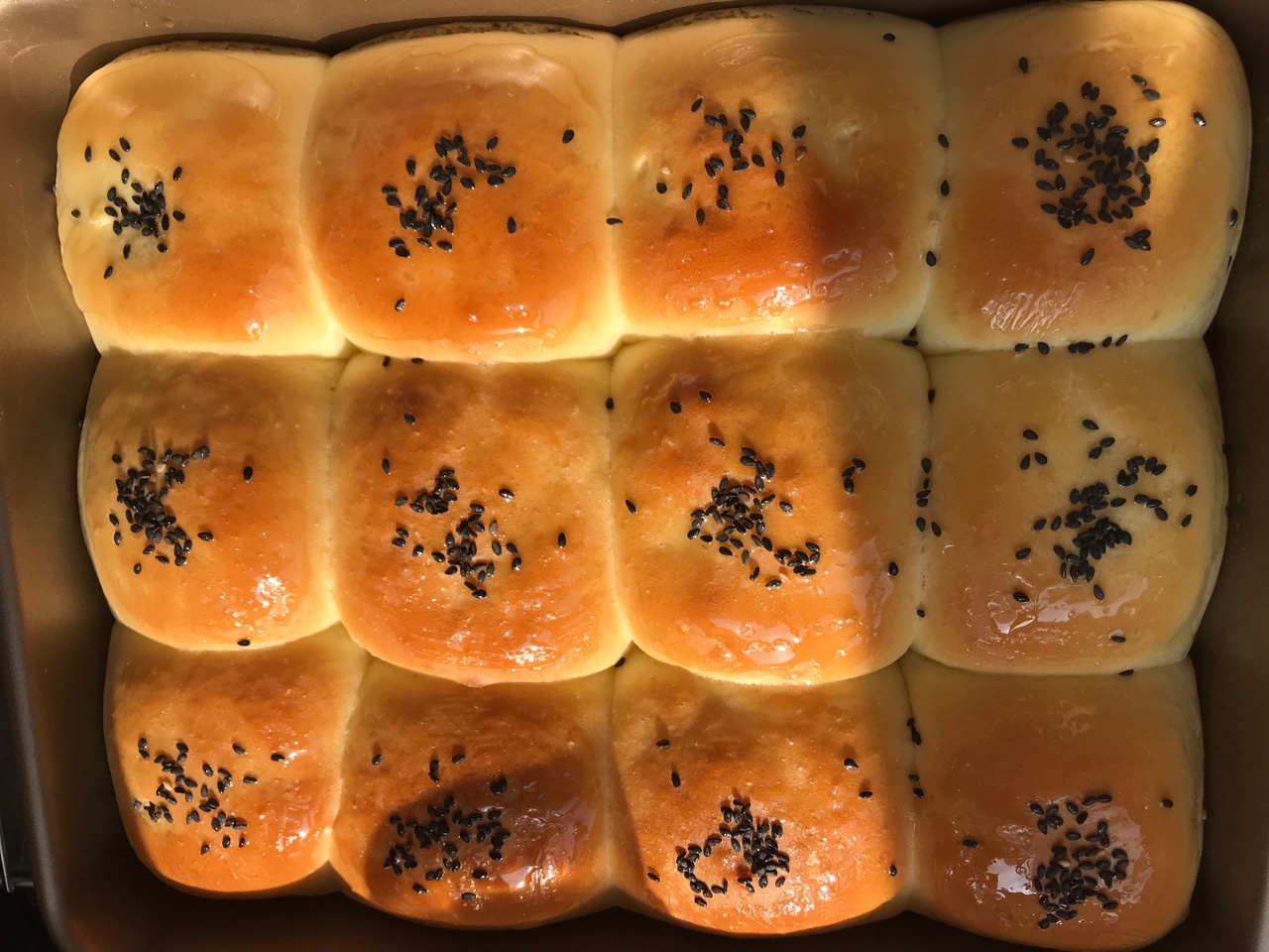 蜂蜜豆沙小餐包〔一次性发酵〕