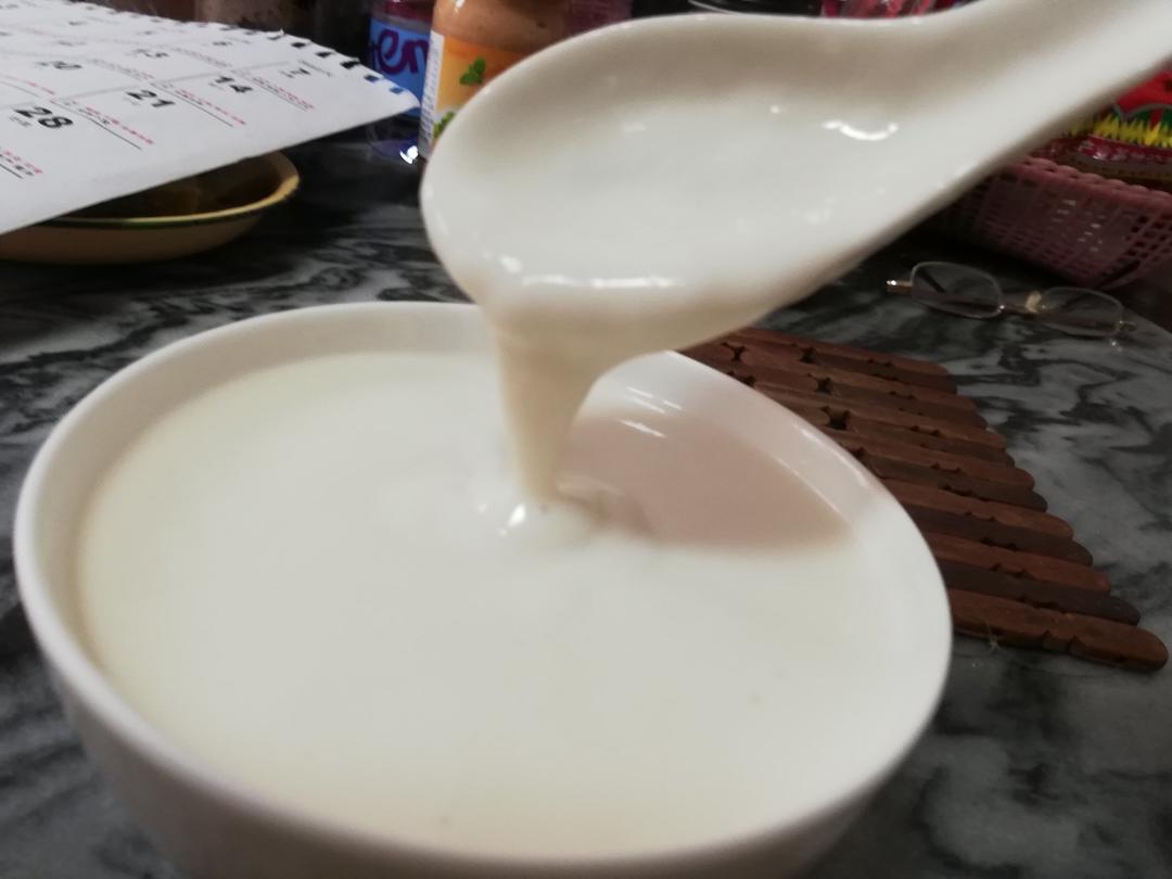 空中曼步做的超细腻杏仁糊(花生糊,黑芝麻糊,核桃糊)