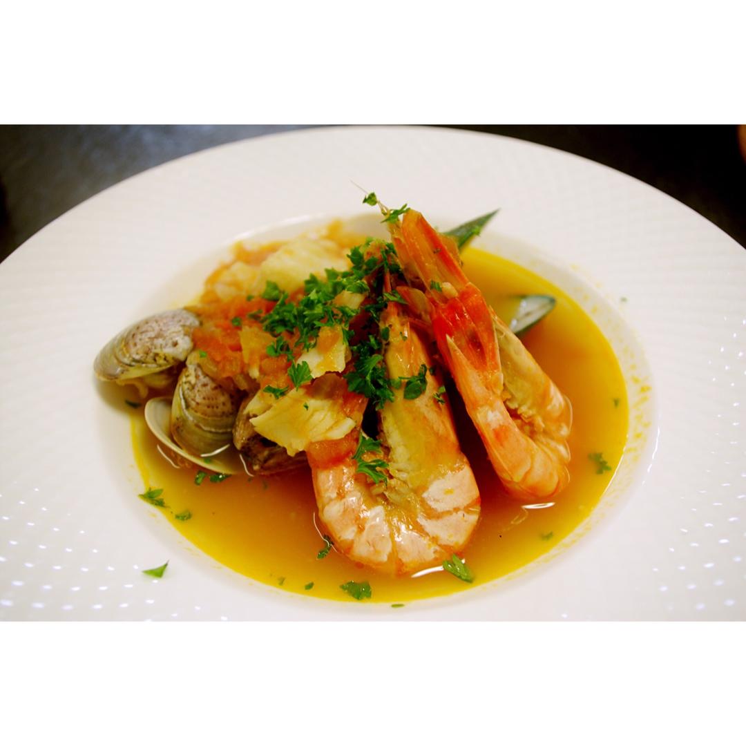 隔壁头俄豆窦隆做的意式海鲜汤