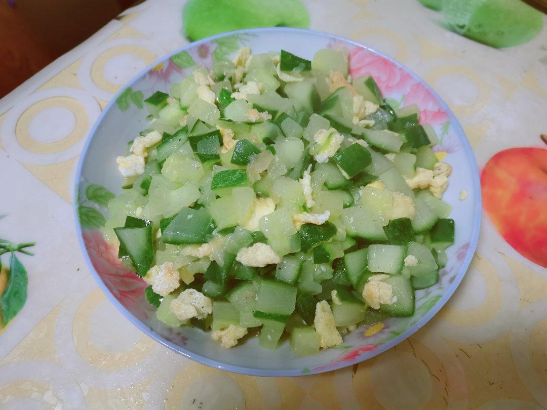 黄瓜炒蛋