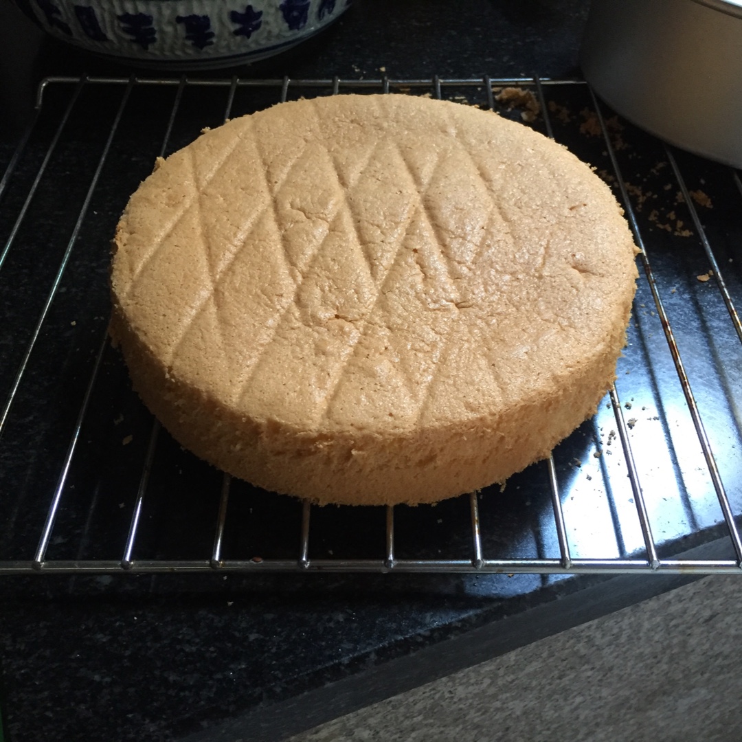 超好记八寸戚风蛋糕（后蛋法）