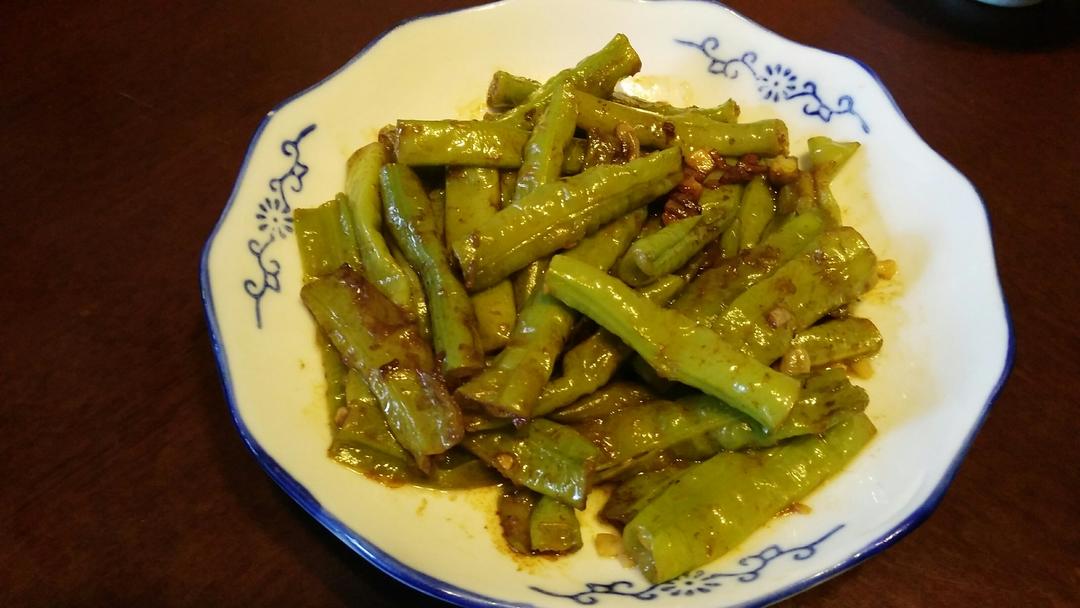 健康少油蒜泥拌长豆（豇豆）