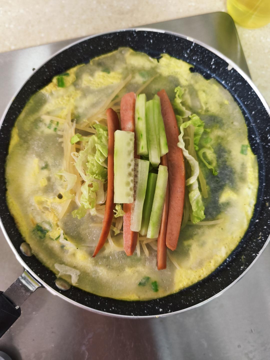 超软筋道的鸡蛋软饼