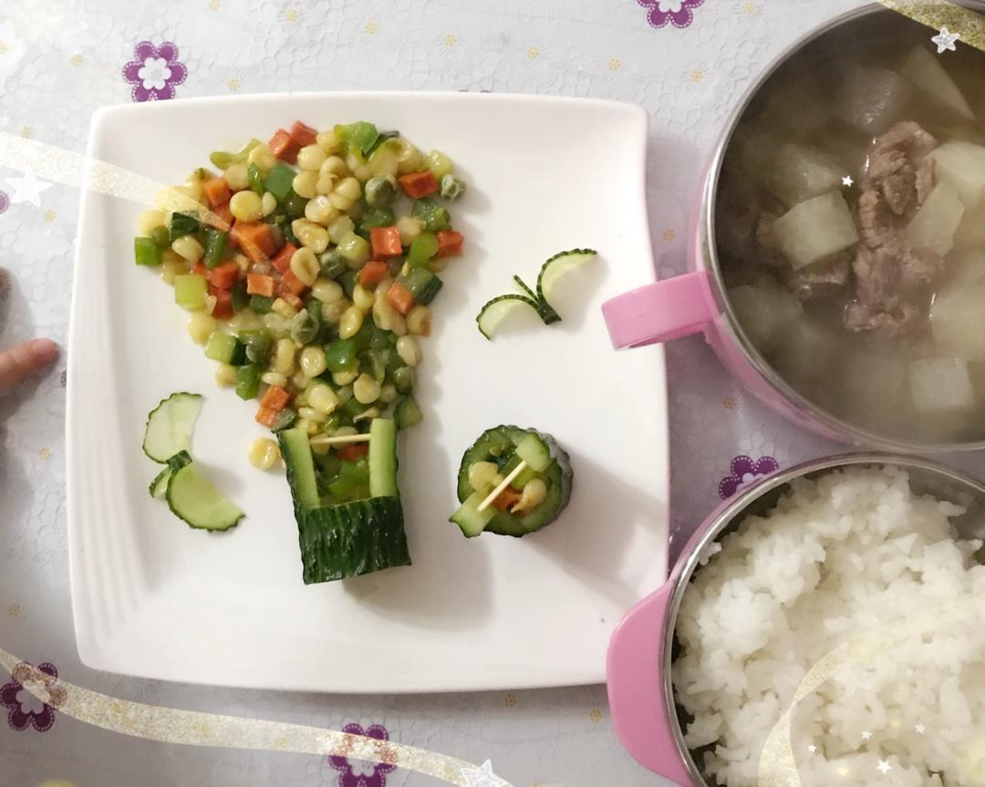 宝宝辅食之营养午餐的做法