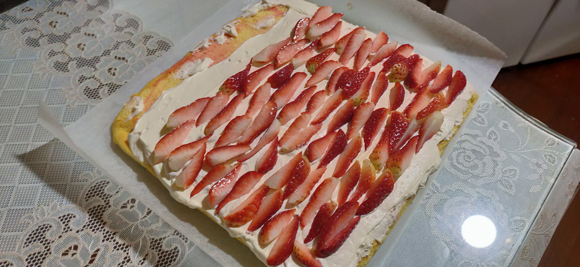 草莓蛋糕卷