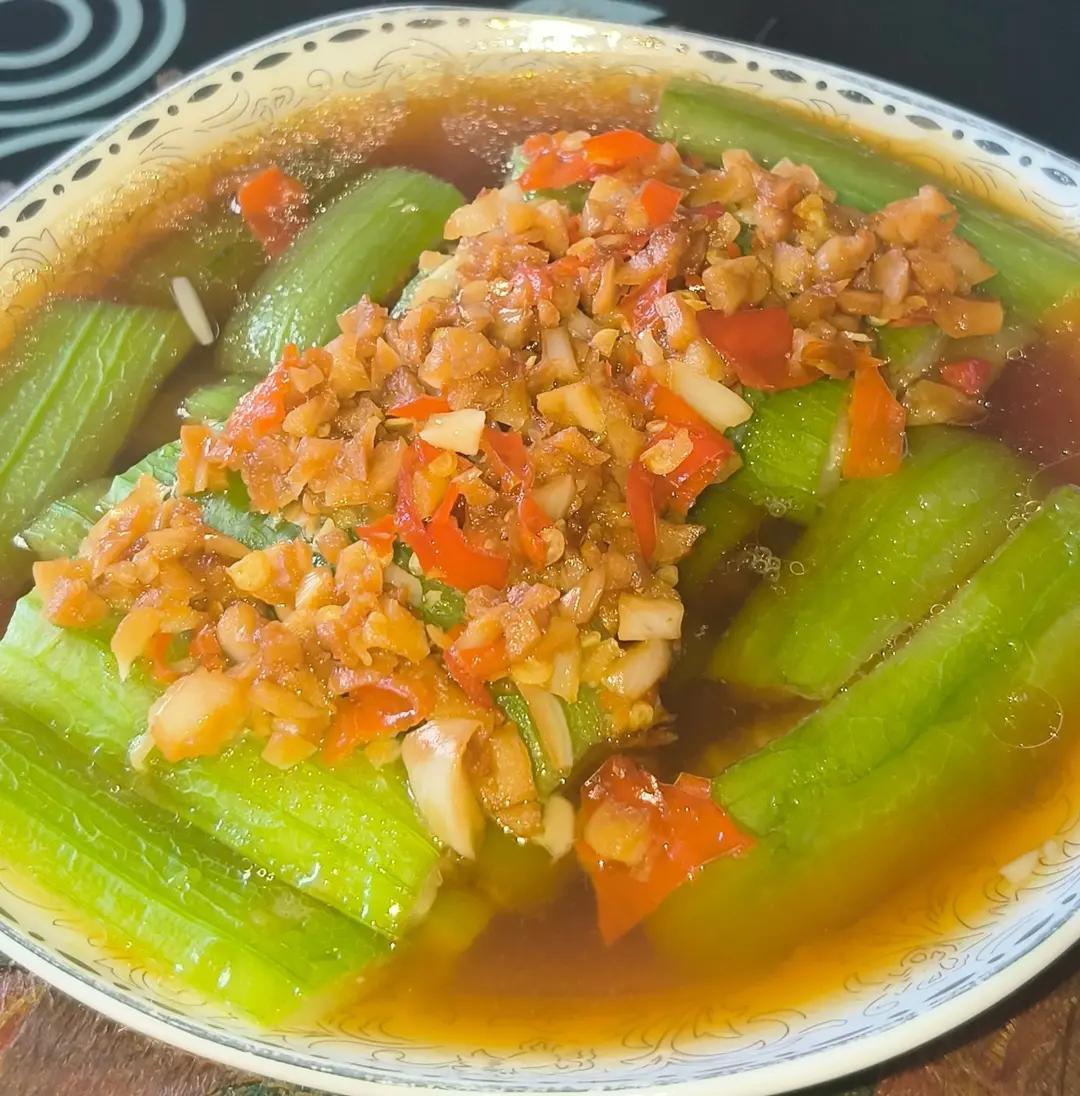 121大卡‖懒人蒜蓉蒸丝瓜