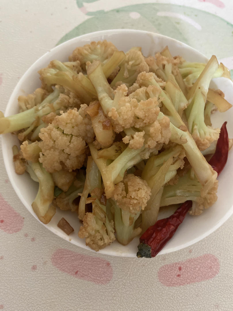 素炒菜花～超级入味