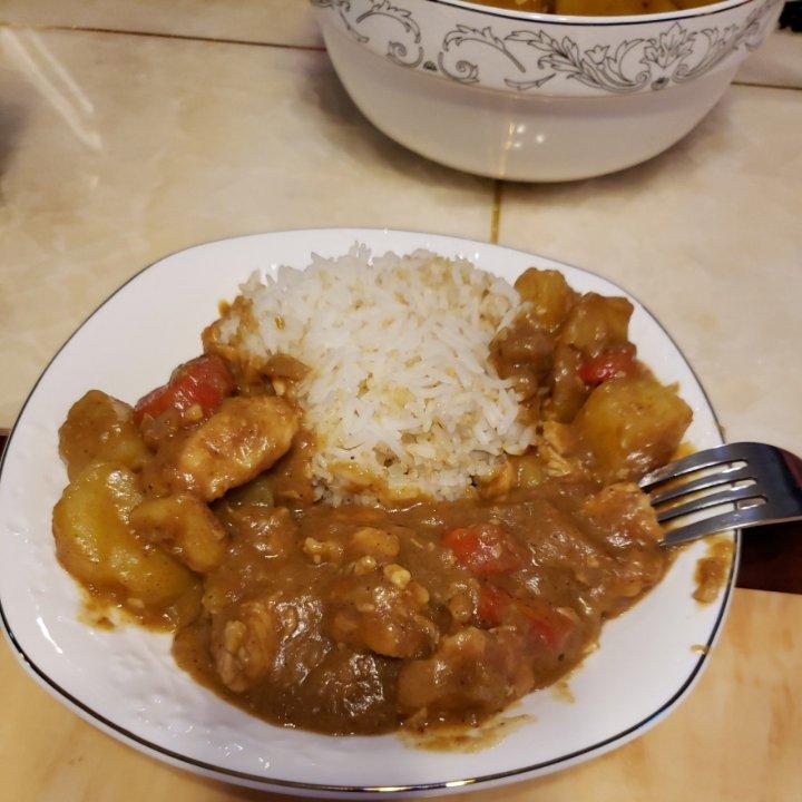 咖喱鸡肉饭