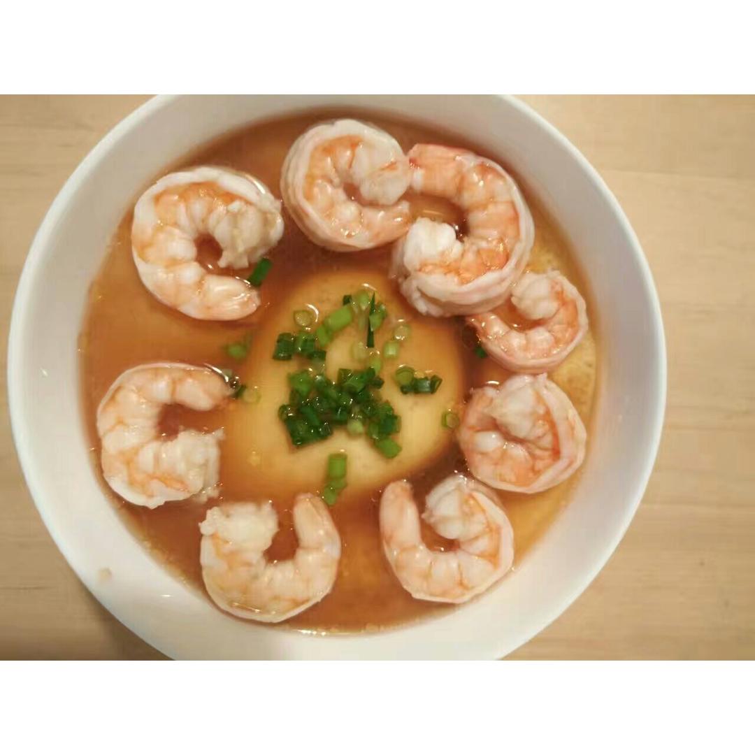 虾仁蛋羹