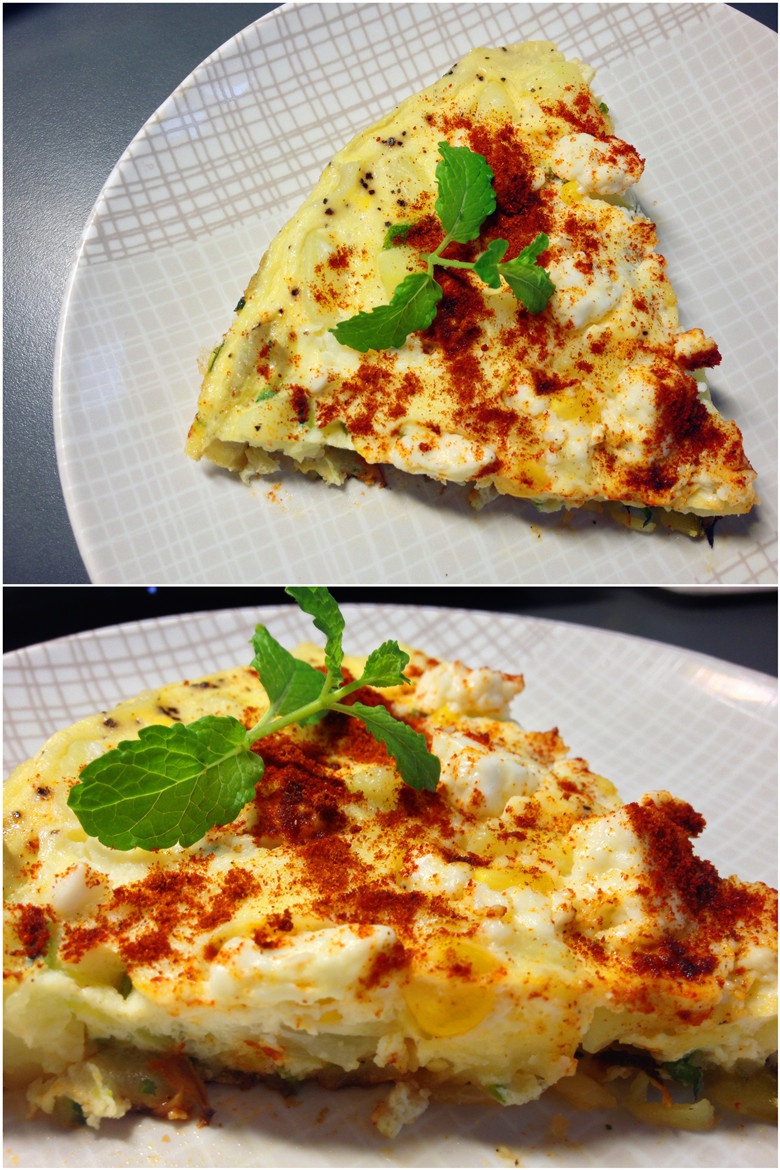 甜玉米菲达芝士tortilla