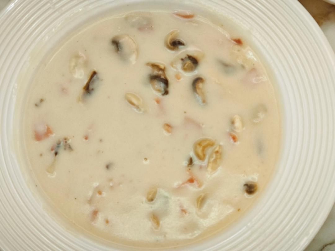 奶油蘑菇汤（完美比例版）