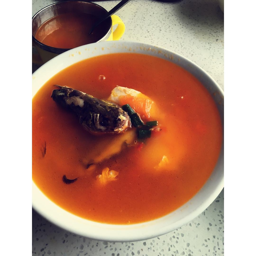 番茄豆腐黄骨鱼汤