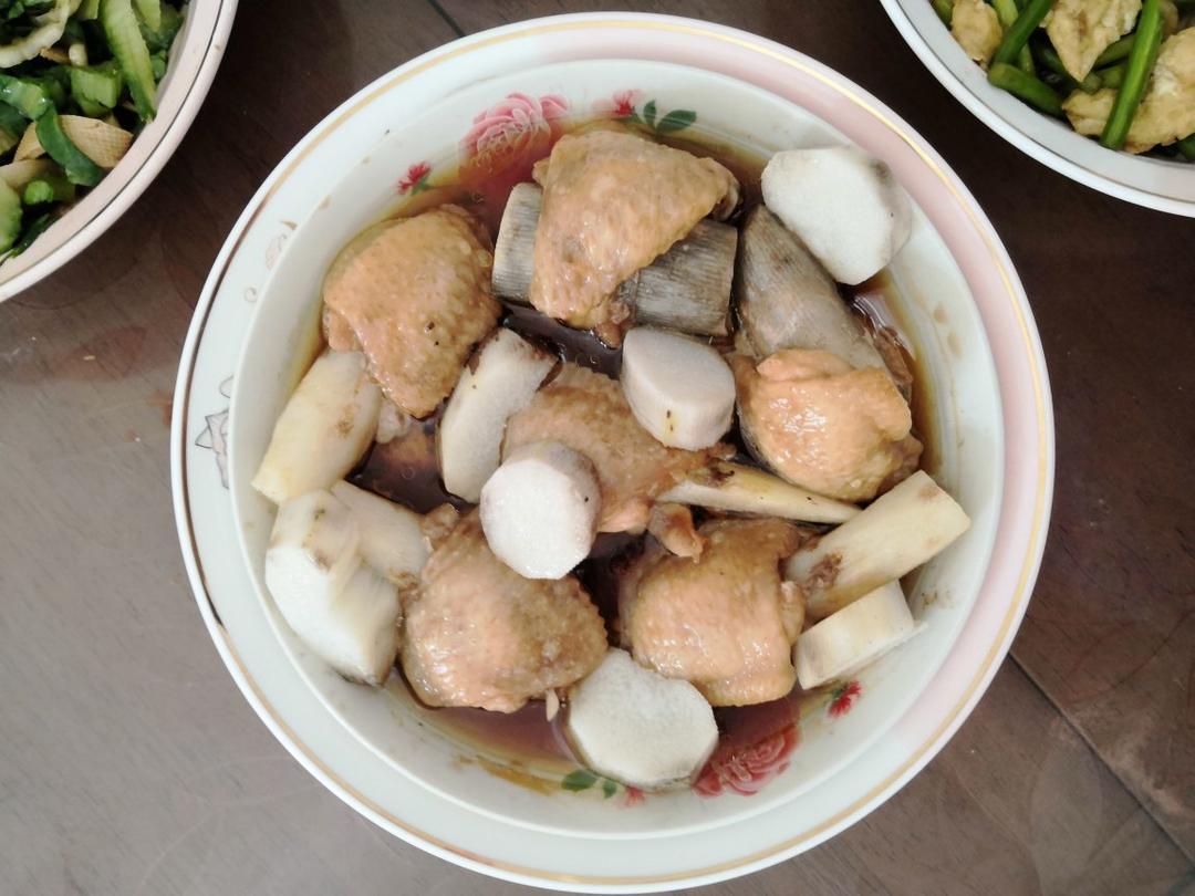 鸡翅蒸山药