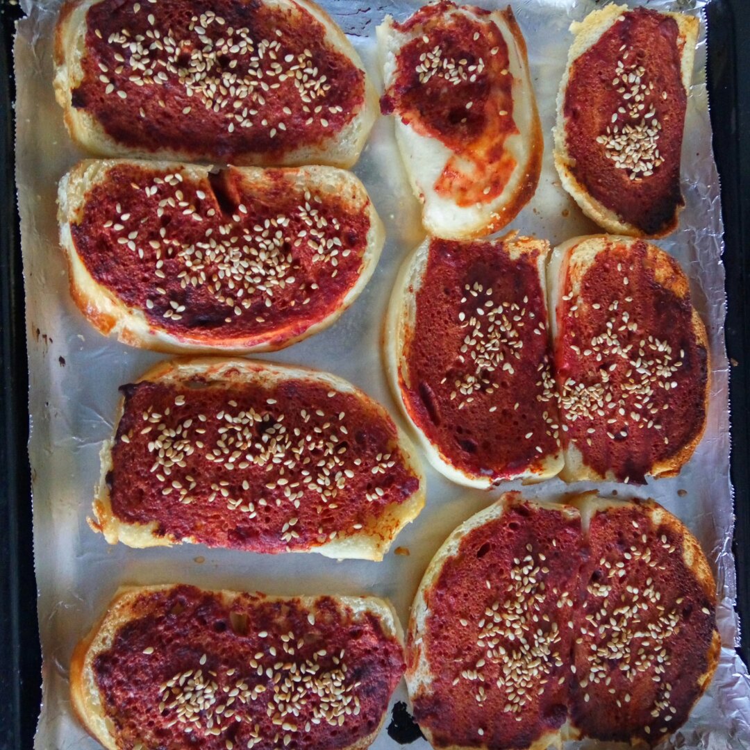 腐乳烤馒头片