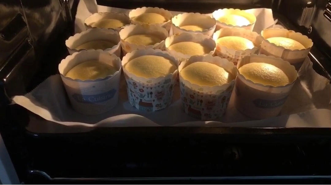 迷你🍥纸杯酸奶小蛋糕（不开裂不回缩）