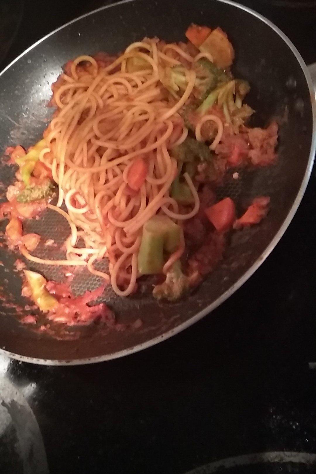 番茄肉酱意大利面