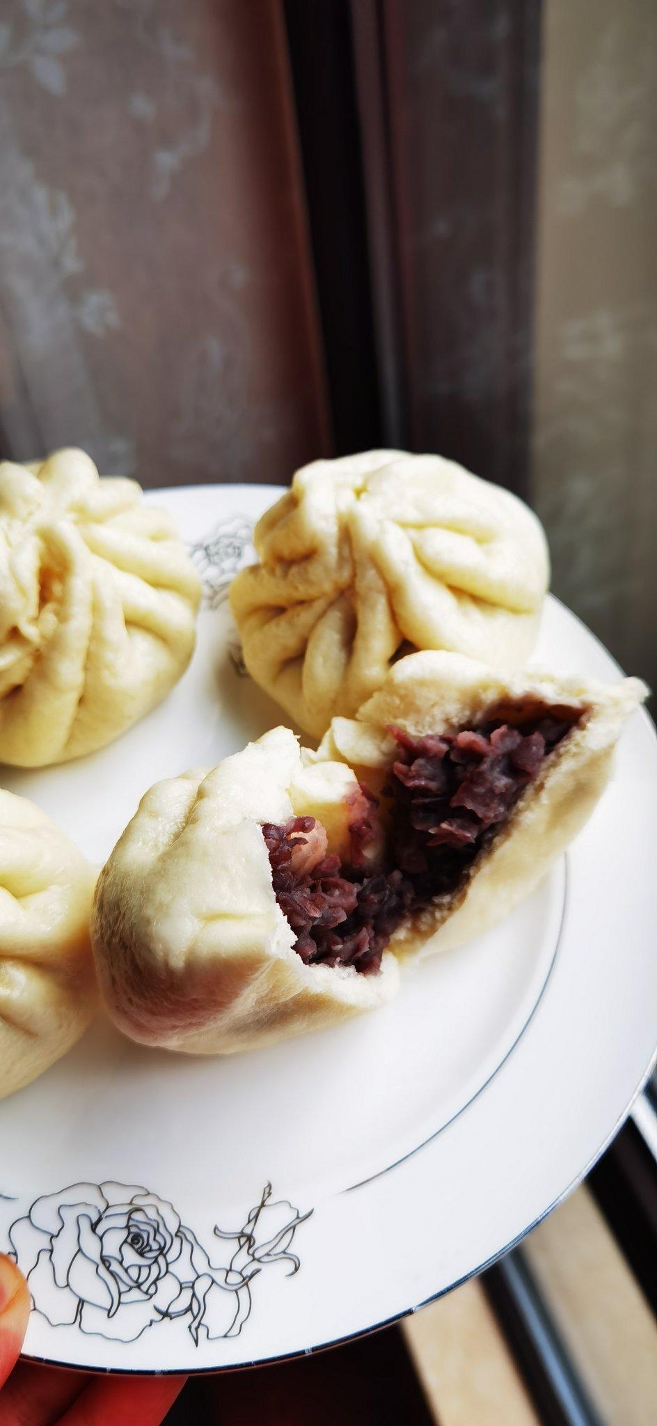 rachelrong82做的美味豆沙包(内附红豆馅制作方法)