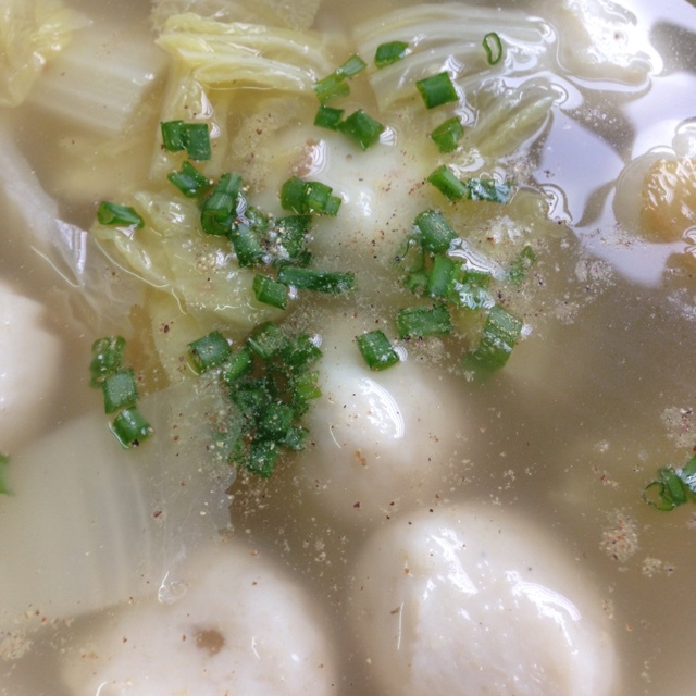 鱼丸白菜汤