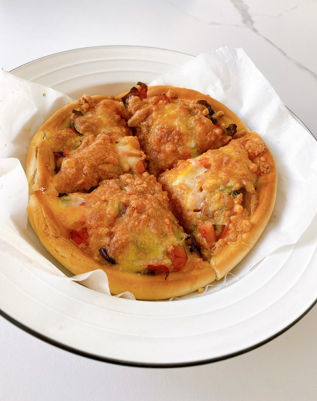 空气炸锅烤披萨