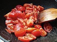 番茄花菜的做法 步骤3