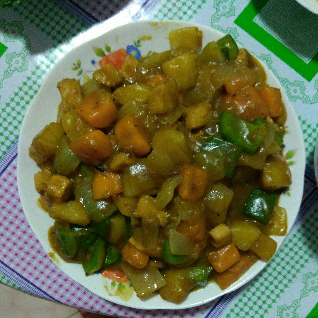 咖喱土豆鸡块