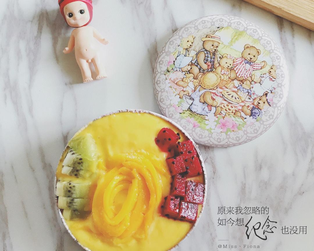 紅心火龍奇異果芒果思慕雪的做法