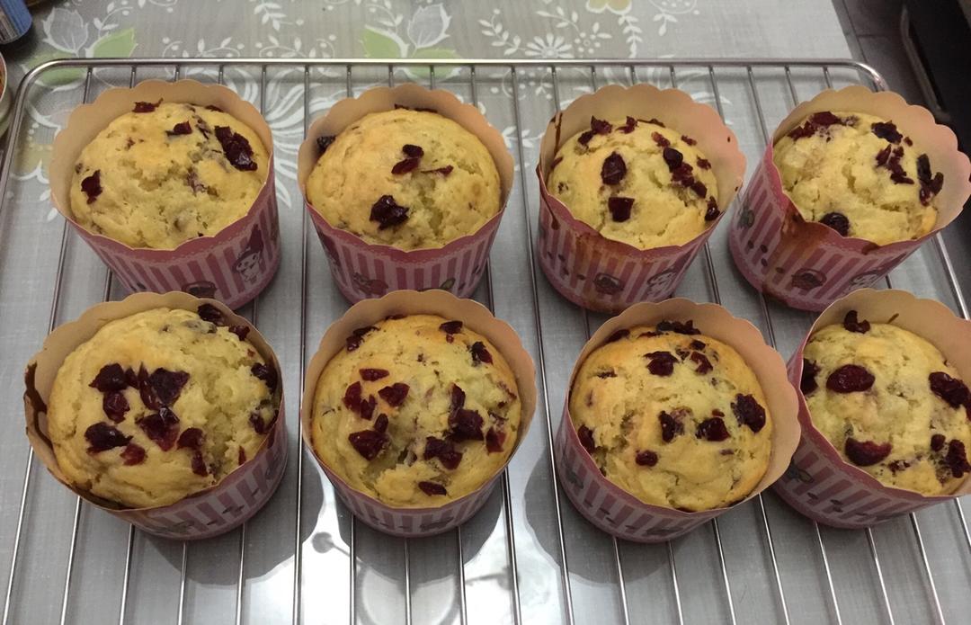 少女心的香蕉蔓越莓玛芬