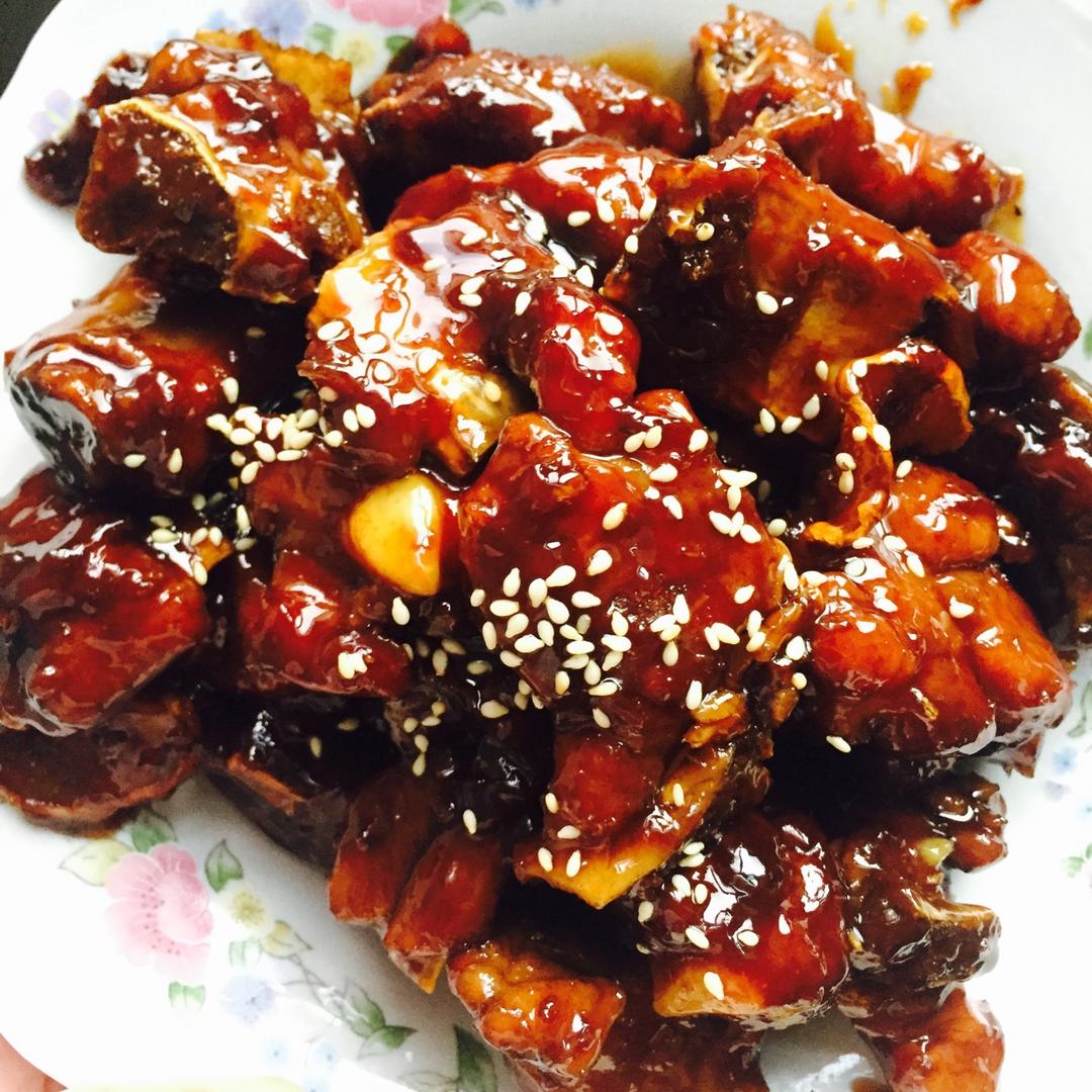 懒人版糖醋排骨