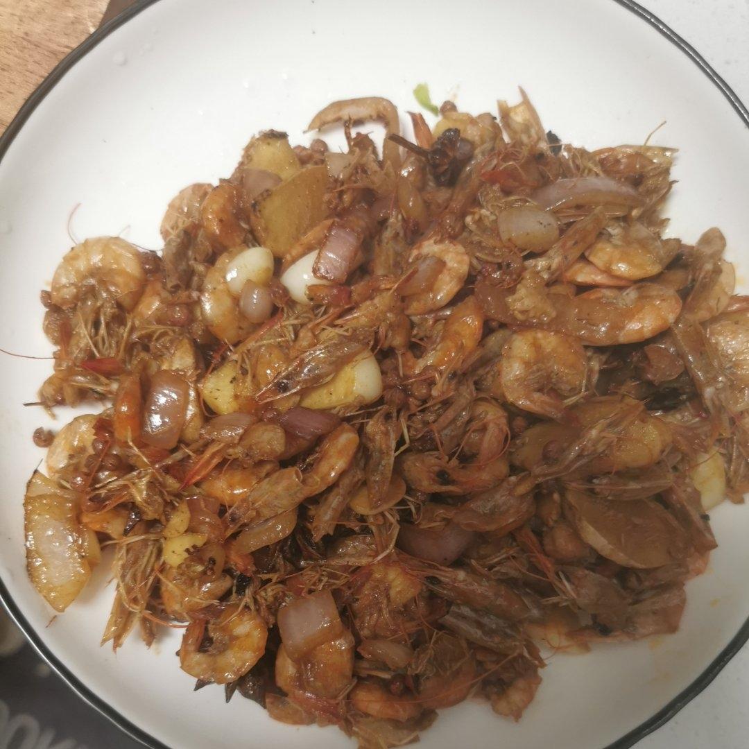爆炒小河虾