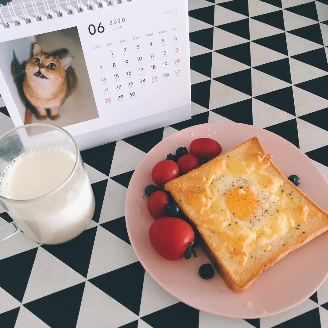 鸡蛋芝士烤吐司