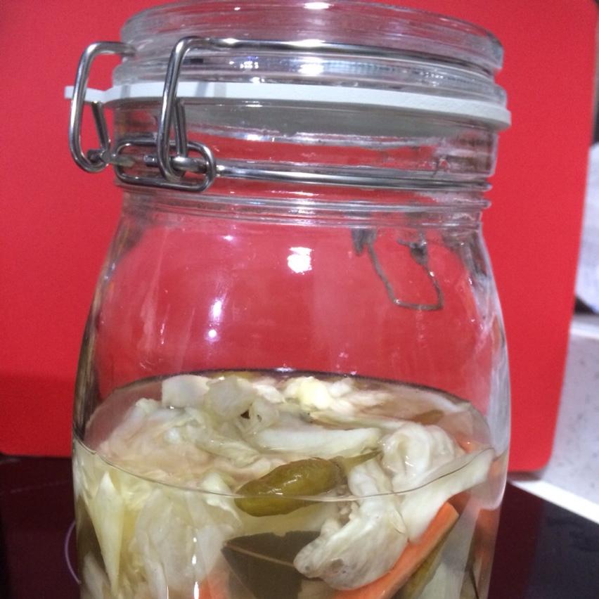 用玻璃瓶做四川泡菜