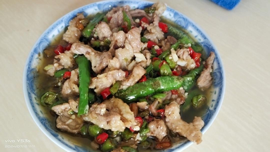 ‼️好吃到舔盘的青椒肉丝盖浇饭