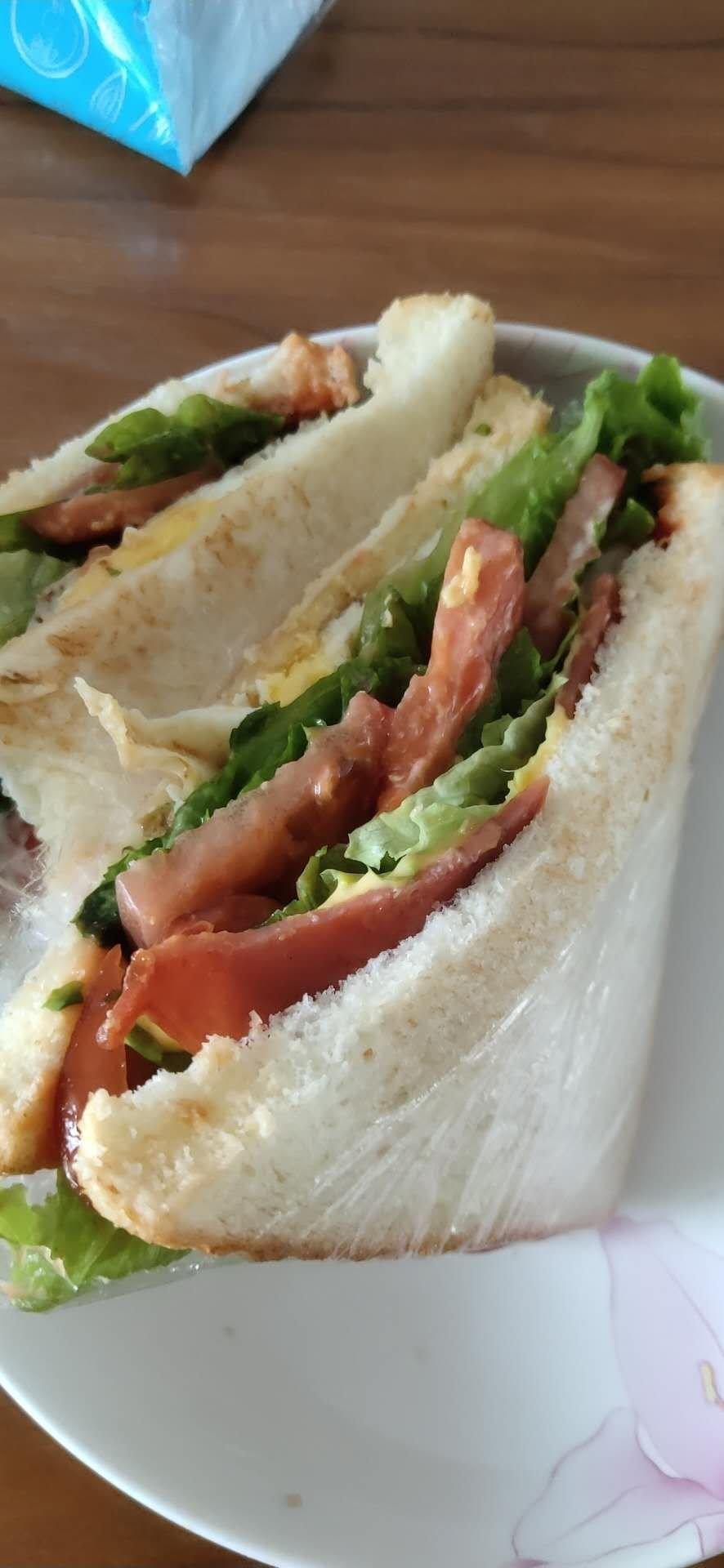 火腿芝士蛋三文治